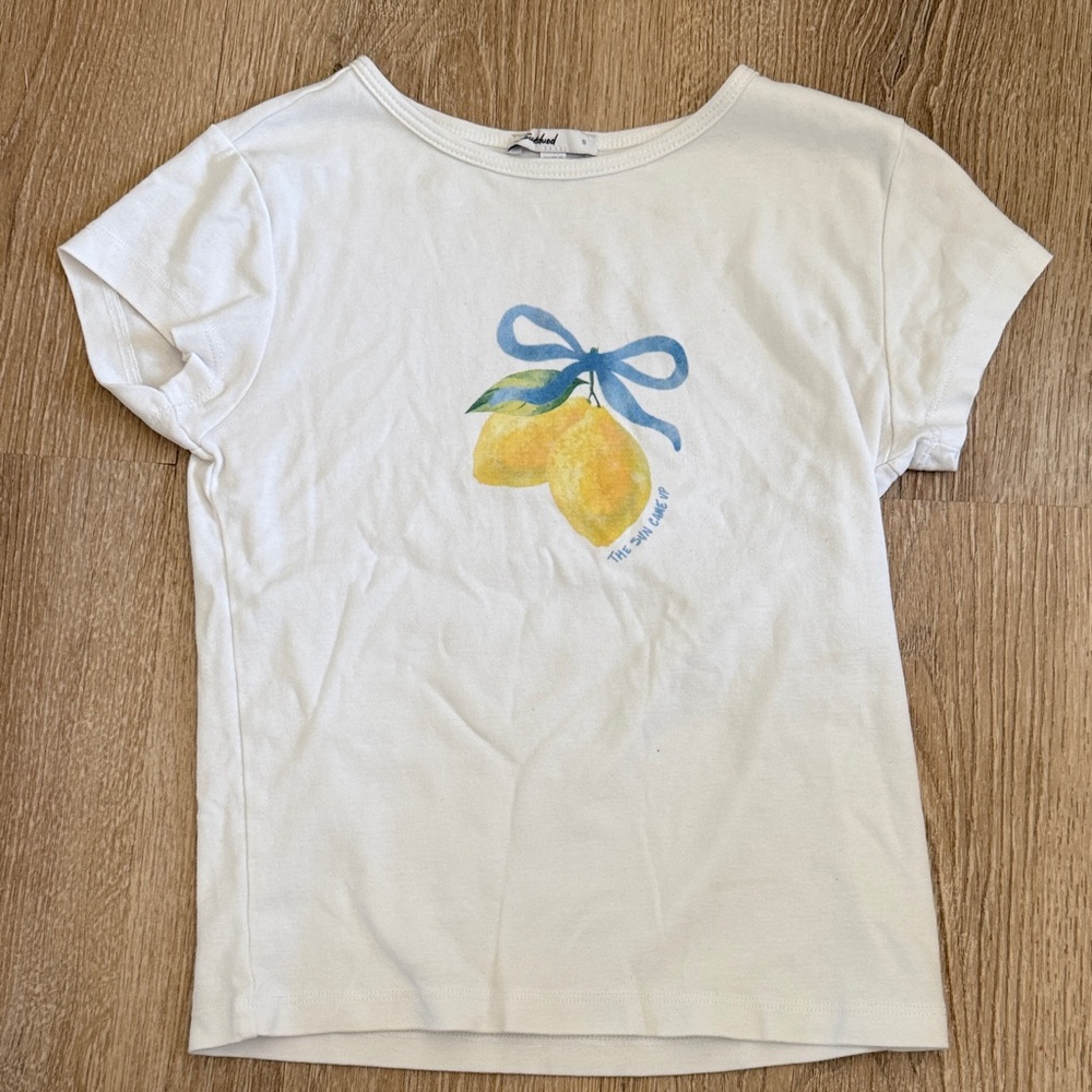 White Subdued Lemon Shirt